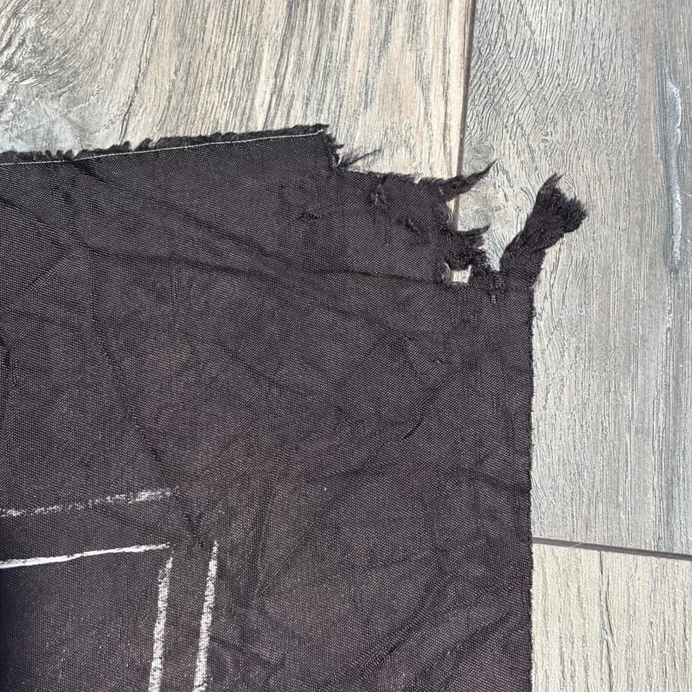 Vintage Grateful Dead Bertha Skeleton Roses Tapestry Flag Black Distressed 42x38
